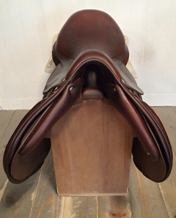 17.5" Antares Evolution Saddle - Full Buffalo - 2019 - 2AB Flaps - 4.75" dot to dot