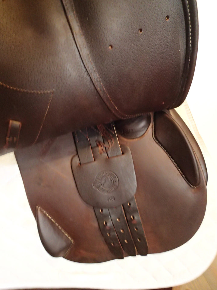 18" Antares Signature Saddle - Full Calfskin - 2023 - 3N Flaps - 4.5" dot to dot