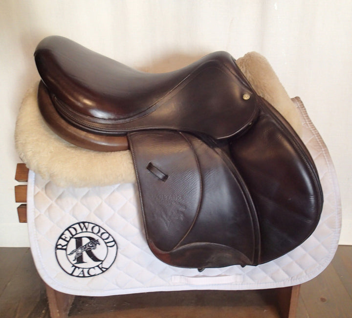 16.5" Voltaire Palm Beach Saddle - Full Buffalo - 2012 - 1A Flaps - 4.75" dot to dot - FIN Panels