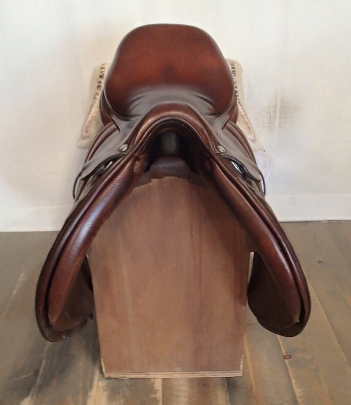 18" Butet Premium Saddle - Full Calfskin - 2013 - P Seat - 2 Flaps - 4.25" dot to dot (364)