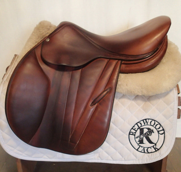 16" Butet Premium Saddle - Full Calfskin - 2015 - M Seat - 2 Flaps - 4.25" dot to dot