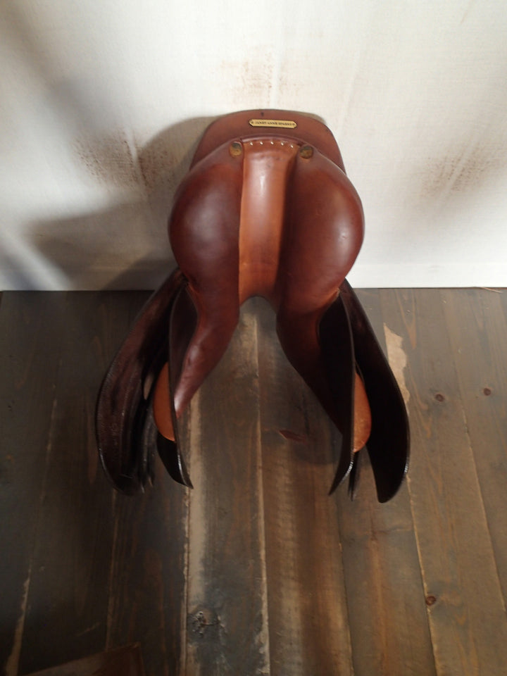 16" Butet Premium Saddle - Full Calfskin - 2015 - M Seat - 2 Flaps - 4.25" dot to dot