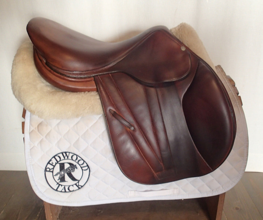 16" Butet Premium Saddle - Full Calfskin - 2015 - M Seat - 2 Flaps - 4.25" dot to dot