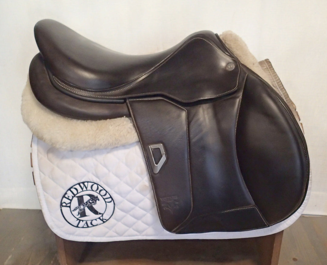 17.5" Voltaire Blue Infinite Saddle - Full Buffalo - 2023 - 2A Flaps - Pro Panels (363)