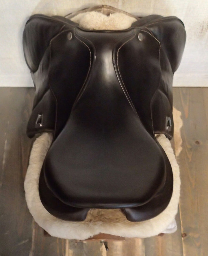 17.5" Voltaire Blue Infinite Saddle - Full Buffalo - 2023 - 2A Flaps - Pro Panels (363)