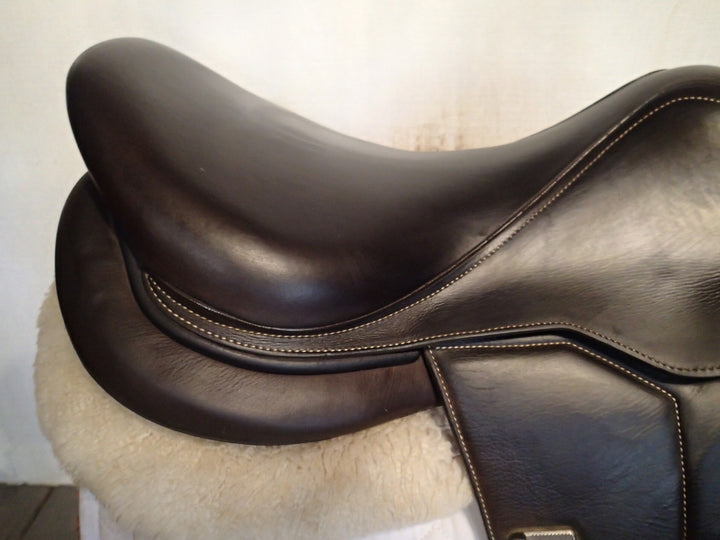 17.5" Voltaire Blue Infinite Saddle - Full Buffalo - 2023 - 2A Flaps - Pro Panels (363)