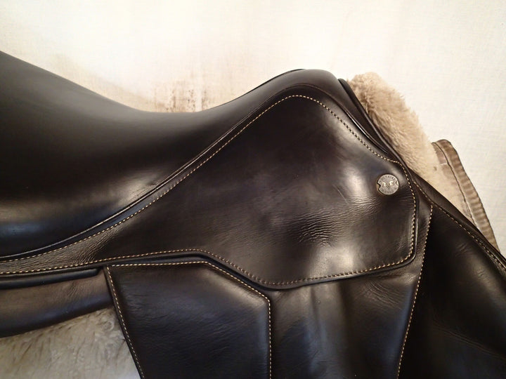 17.5" Voltaire Blue Infinite Saddle - Full Buffalo - 2023 - 2A Flaps - Pro Panels (363)