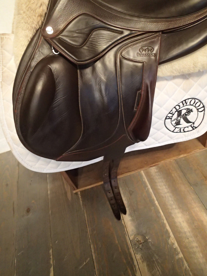 18" Devoucoux Chiberta Lab Monoflap Saddle - Full Buffalo - 2AA Flaps - 2019