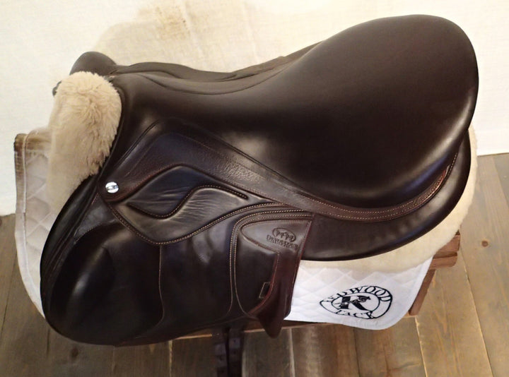 18" Devoucoux Chiberta Lab Monoflap Saddle - Full Buffalo - 2AA Flaps - 2019