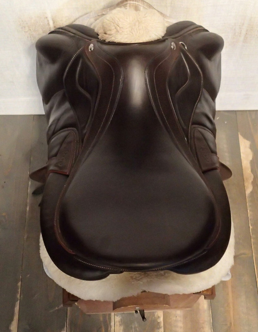 18" Devoucoux Chiberta Lab Monoflap Saddle - Full Buffalo - 2AA Flaps - 2019