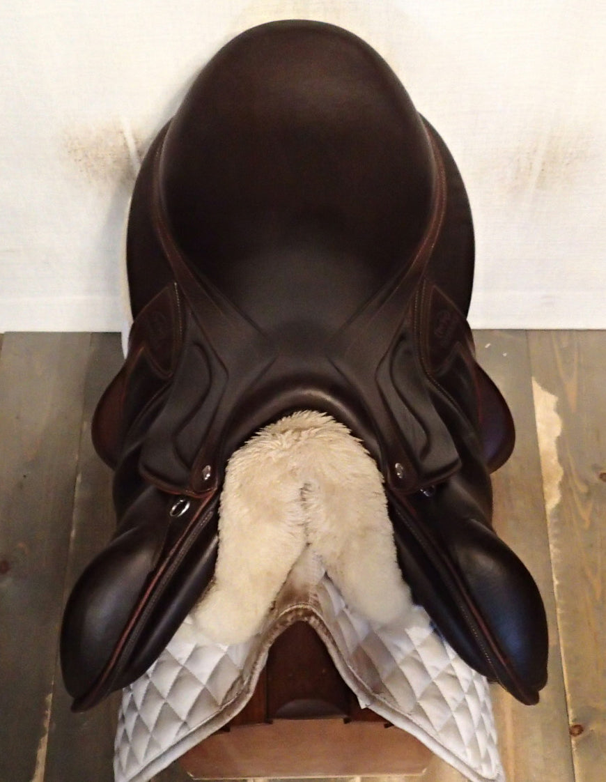 18" Devoucoux Chiberta Lab Monoflap Saddle - Full Buffalo - 2AA Flaps - 2019