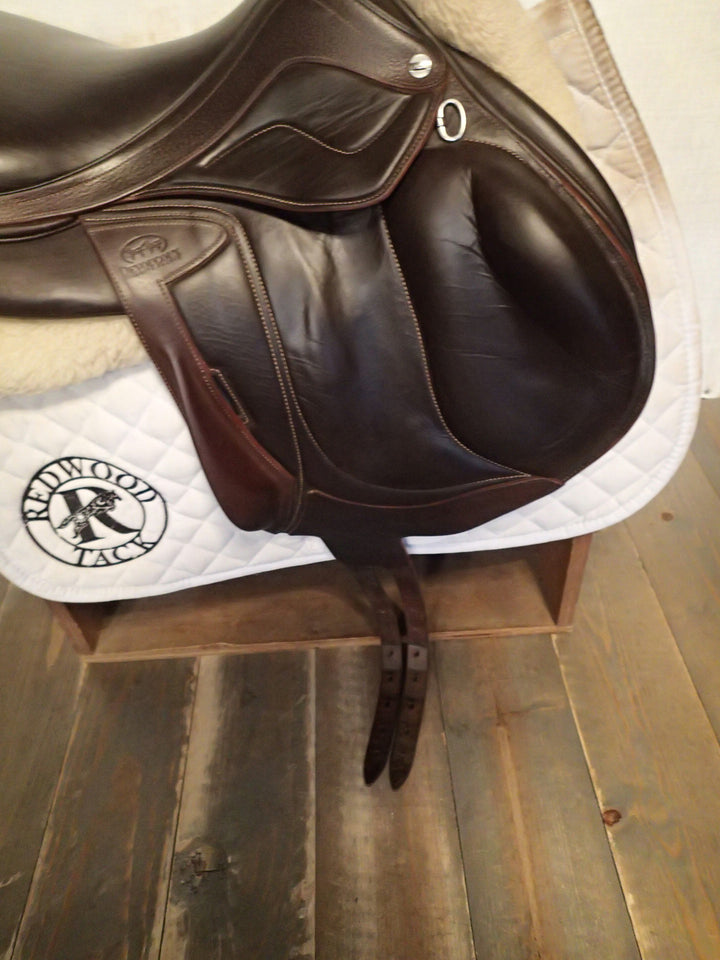 18" Devoucoux Chiberta Lab Monoflap Saddle - Full Buffalo - 2AA Flaps - 2019