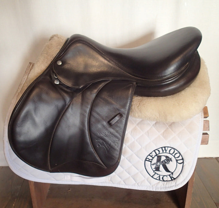 17.5" Voltaire Palm Beach Saddle - Full Buffalo - 2019 - 2A Flaps - 4.75" dot to dot - Pro Panels