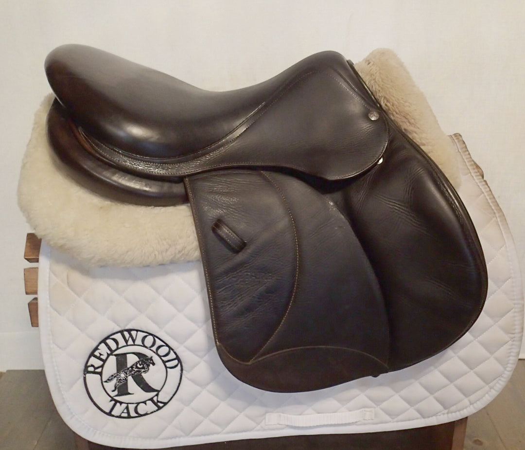 16.5" Voltaire Palm Beach Saddle - Full Buffalo - 2015 - 1A Flaps - 4.75" dot to dot - FIN panels