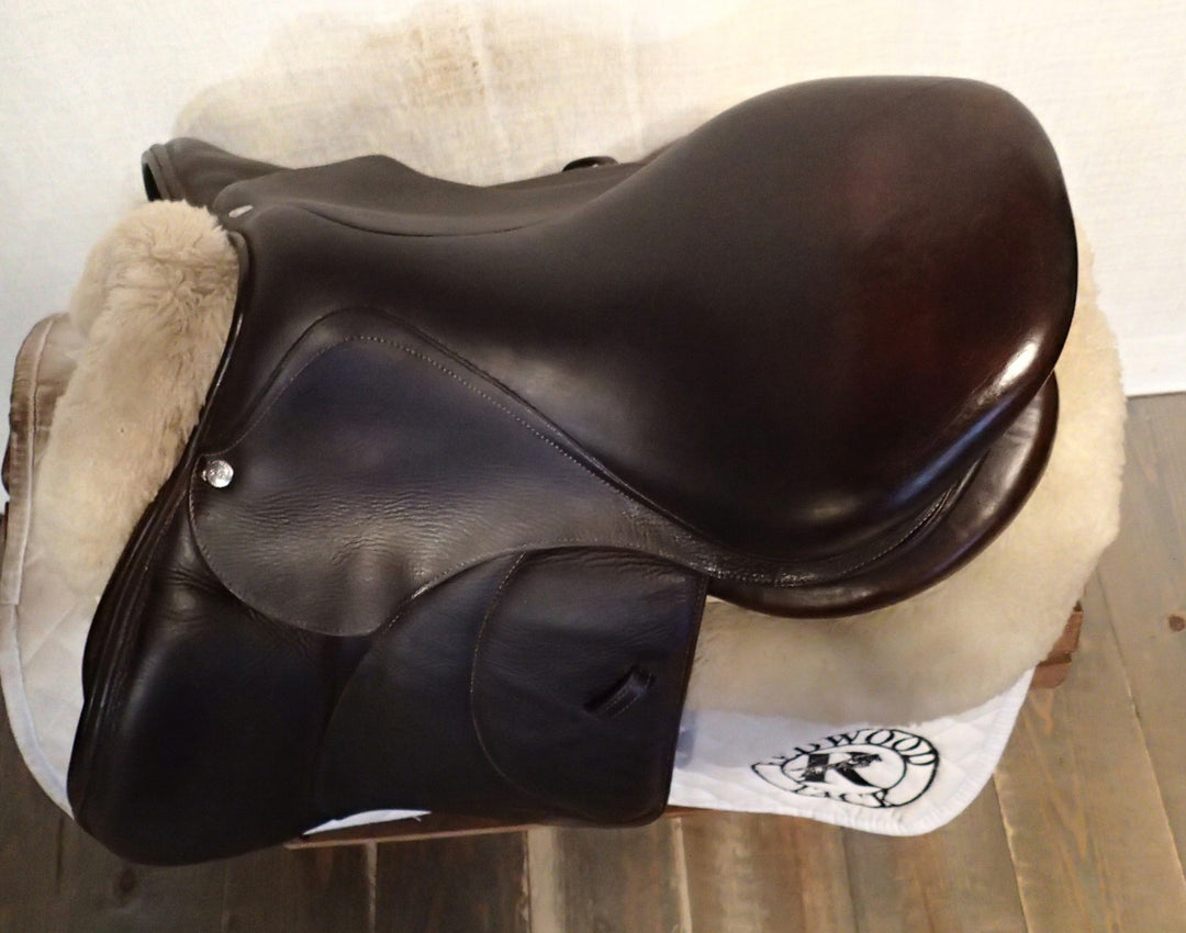 16.5" Voltaire Palm Beach Saddle - Full Buffalo - 2015 - 1A Flaps - 4.75" dot to dot - FIN panels