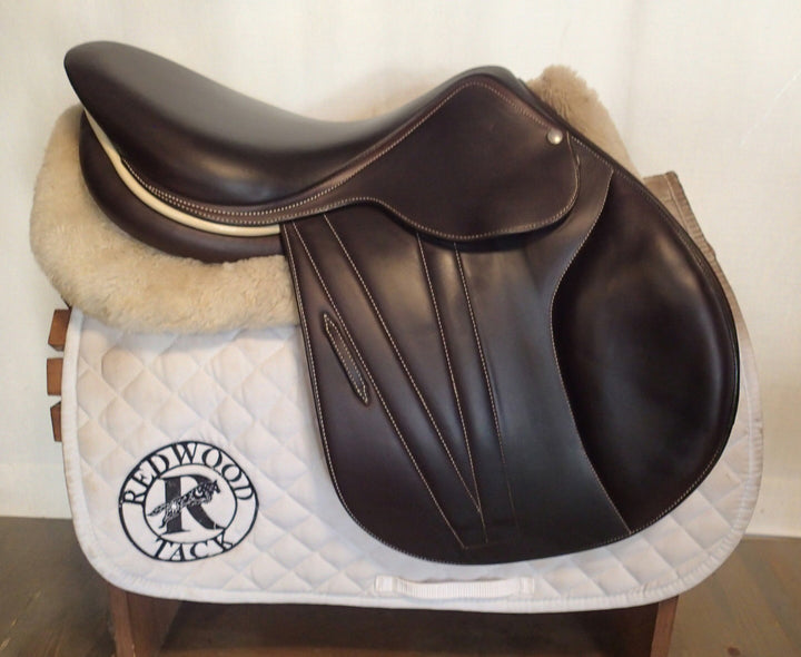 17" Butet Premium Saddle - Full Calfskin - 2023 - L Seat - 2.25 Flaps - 4.25" dot to dot (376)