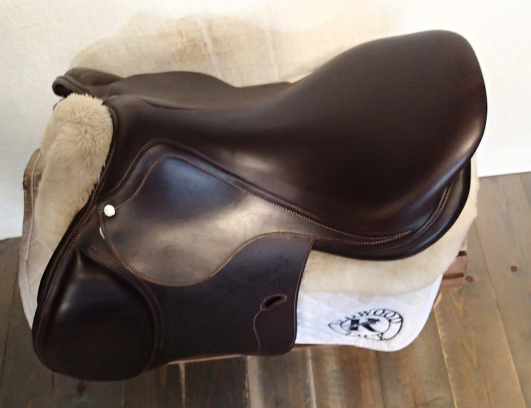 18" Antares Connexion Saddle - Full Buffalo - 2021 - 2A Flaps - 4.75" dot to dot