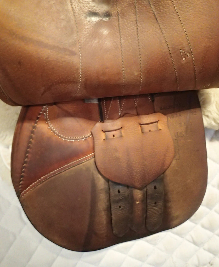 14" Baby Butet Premium Saddle - Full Calfskin - 2019 - 0 Flaps - 4.75" dot to dot