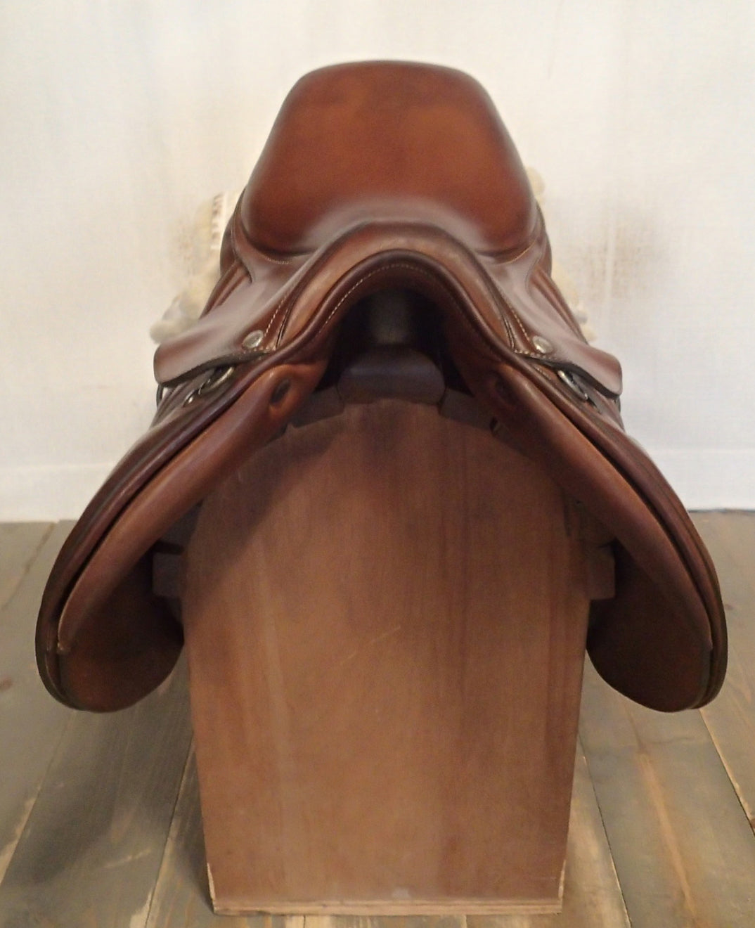 14" Baby Butet Premium Saddle - Full Calfskin - 2019 - 0 Flaps - 4.75" dot to dot