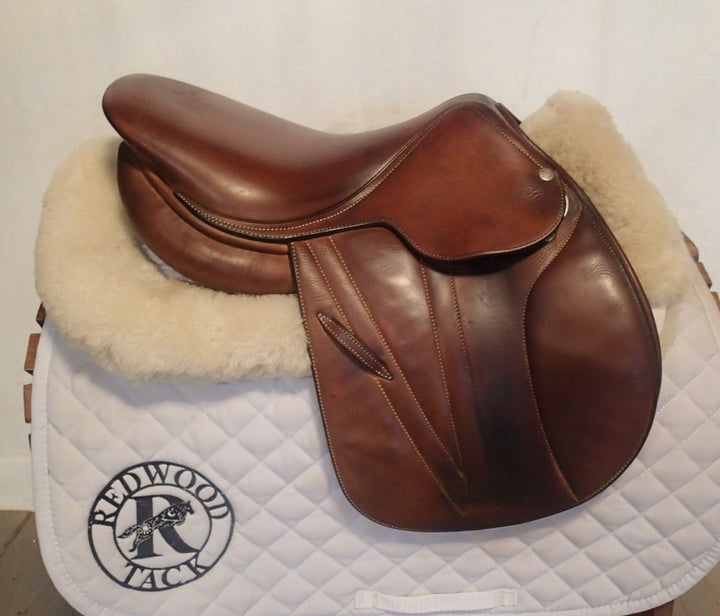 14" Baby Butet Premium Saddle - Full Calfskin - 2019 - 0 Flaps - 4.75" dot to dot