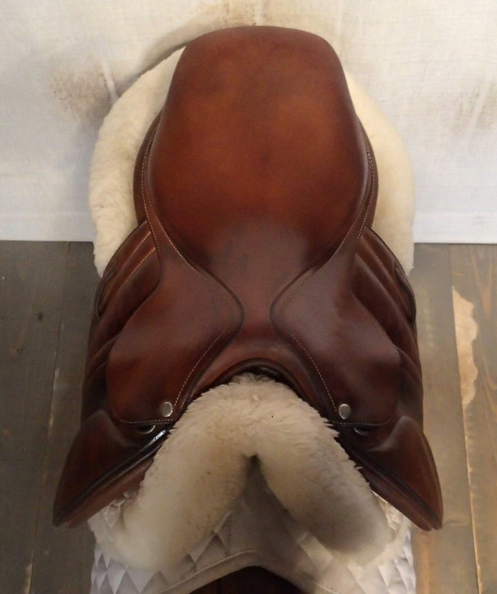 14" Baby Butet Premium Saddle - Full Calfskin - 2019 - 0 Flaps - 4.75" dot to dot