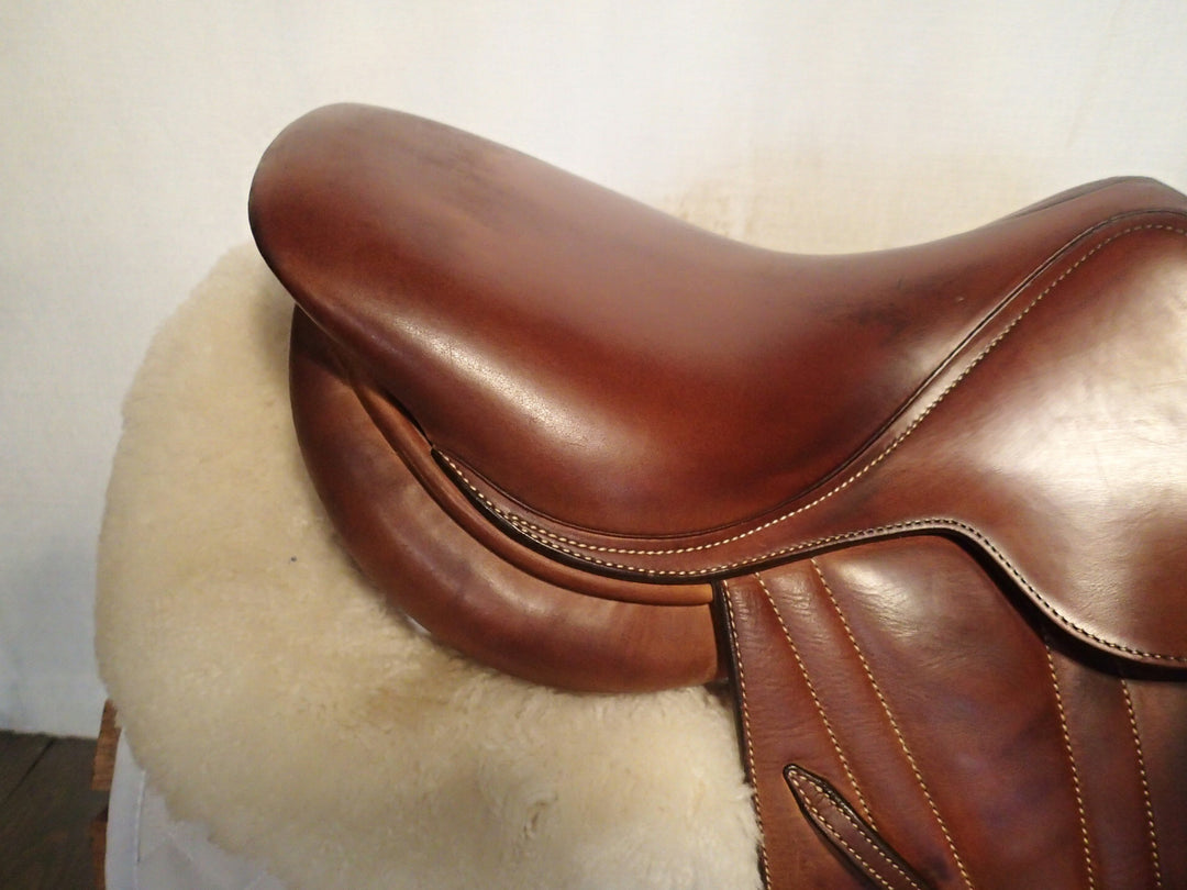 14" Baby Butet Premium Saddle - Full Calfskin - 2019 - 0 Flaps - 4.75" dot to dot