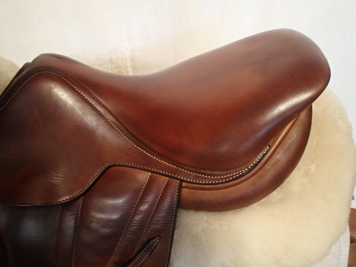 14" Baby Butet Premium Saddle - Full Calfskin - 2019 - 0 Flaps - 4.75" dot to dot