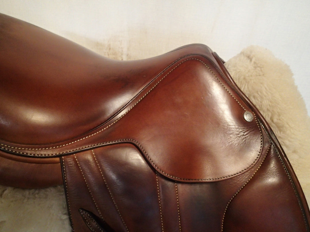 14" Baby Butet Premium Saddle - Full Calfskin - 2019 - 0 Flaps - 4.75" dot to dot