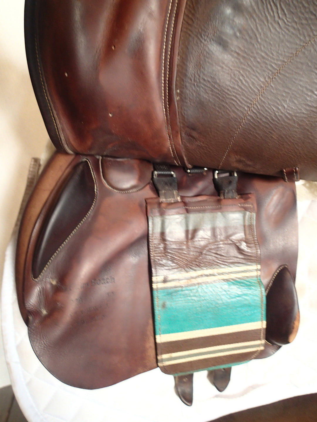 17.5" Voltaire Palm Beach Saddle - Full Buffalo - 2013 - 2A Flaps - 4.75" dot ot dot - Pro Panels