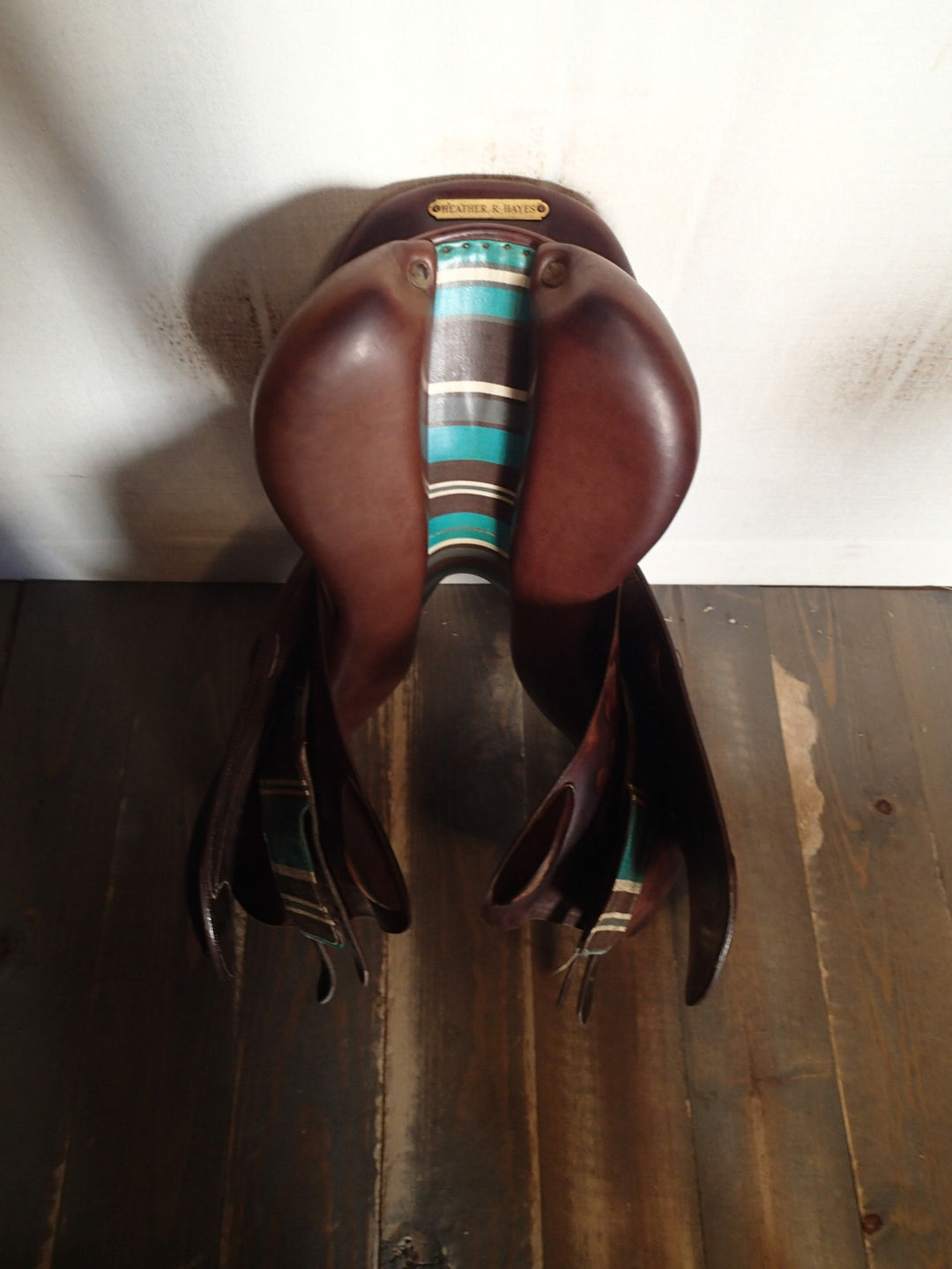 17.5" Voltaire Palm Beach Saddle - Full Buffalo - 2013 - 2A Flaps - 4.75" dot ot dot - Pro Panels