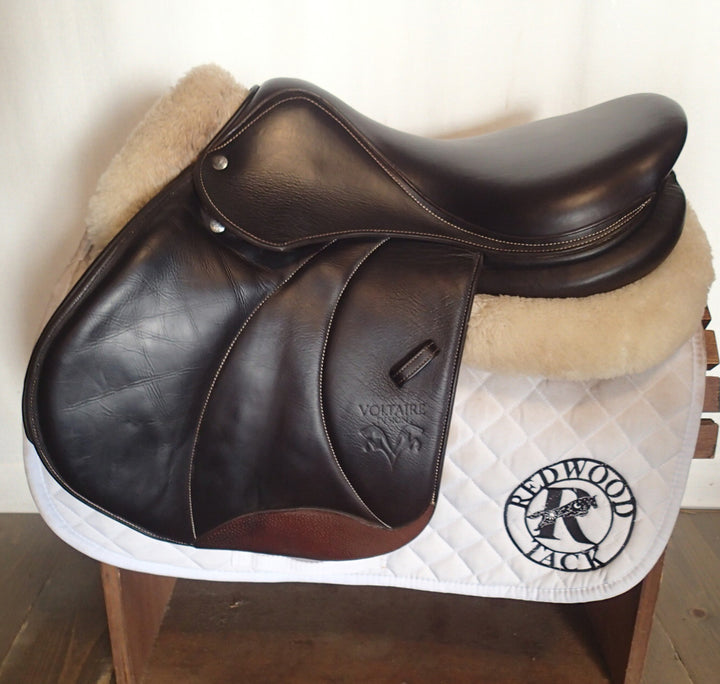 17" Voltaire Palm Beach Saddle - 2022 - Full Buffalo - 2AA Flaps - 4.75" dot to dot - Pro Panels