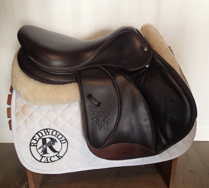 17" Voltaire Palm Beach Saddle - 2022 - Full Buffalo - 2AA Flaps - 4.75" dot to dot - Pro Panels