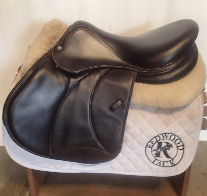 17" Voltaire Palm Beach Saddle - Full Buffalo - 2019 - 2AA Flaps - 5" dot to dot - FIN Panels