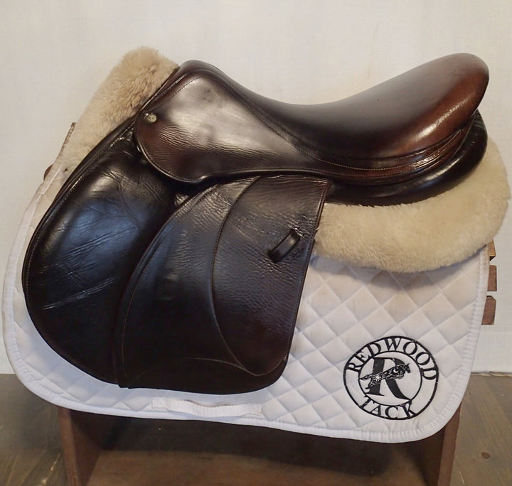 17.5" Voltaire Palm Beach Saddle - Full Buffalo - 2012 - 2A Flaps - 4.75" dot to dot - Pro Panels