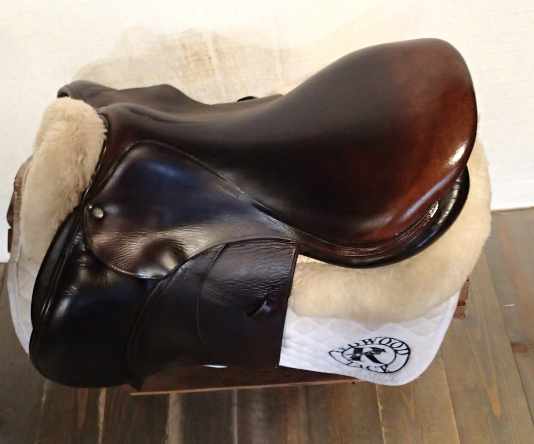 17.5" Voltaire Palm Beach Saddle - Full Buffalo - 2012 - 2A Flaps - 4.75" dot to dot - Pro Panels