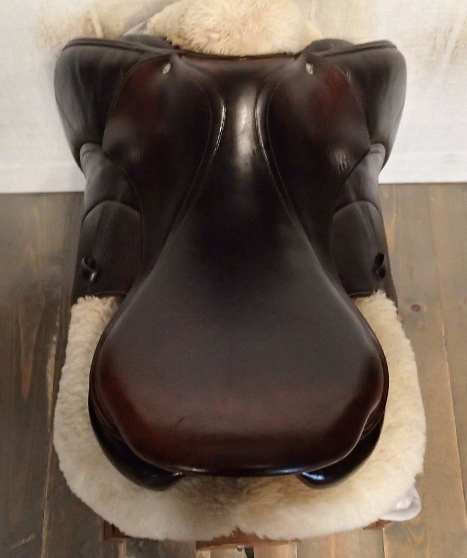 17.5" Voltaire Palm Beach Saddle - Full Buffalo - 2012 - 2A Flaps - 4.75" dot to dot - Pro Panels