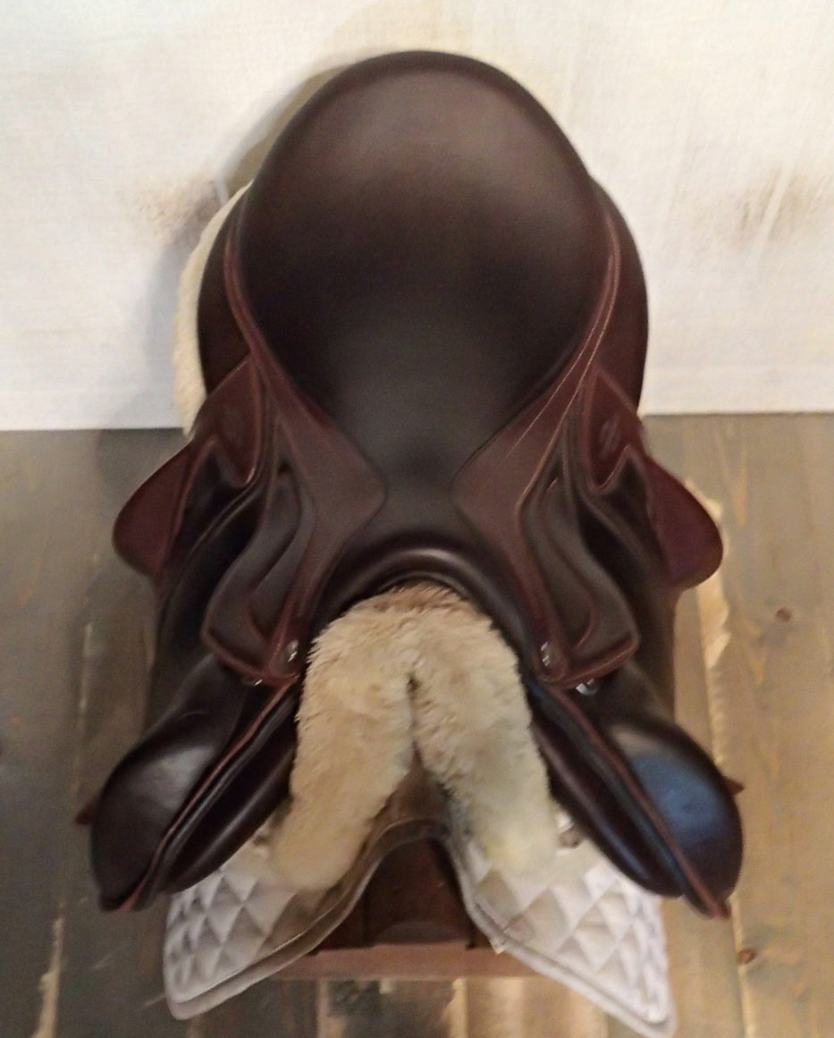 17" Devoucoux Chiberta Lab Monoflap Saddle - Full Buffalo - 2023 - 1A Flaps (399)