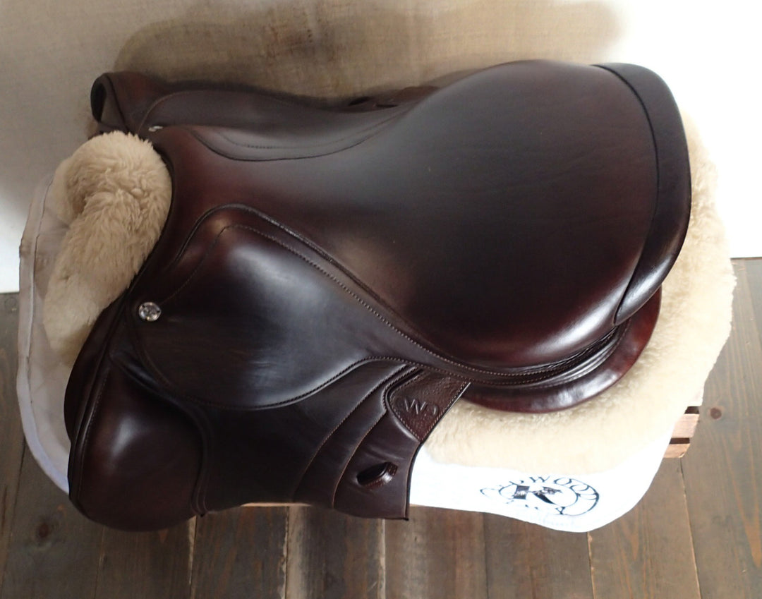 16.5" CWD Hunter Mademoiselle Saddle - Full Buffalo - 2021 - 2L Flaps - SE38 - Pro Panels