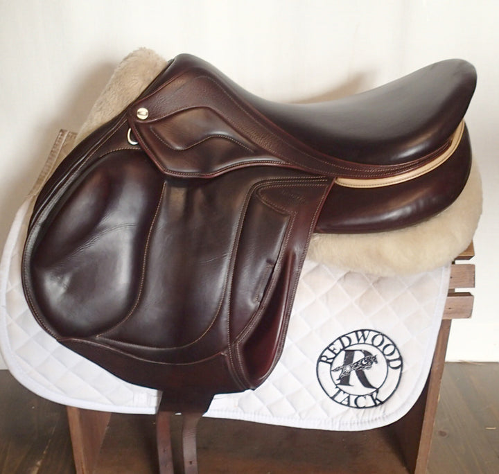 18" Devoucoux Chiberta Lab Monoflap Saddle - Full Buffalo - 2022 - 2AB Flaps - D3D