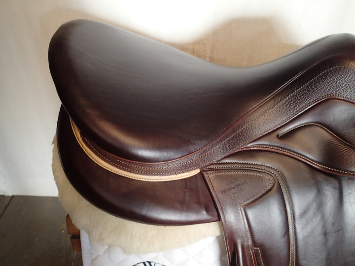 18" Devoucoux Chiberta Lab Monoflap Saddle - Full Buffalo - 2022 - 2AB Flaps - D3D