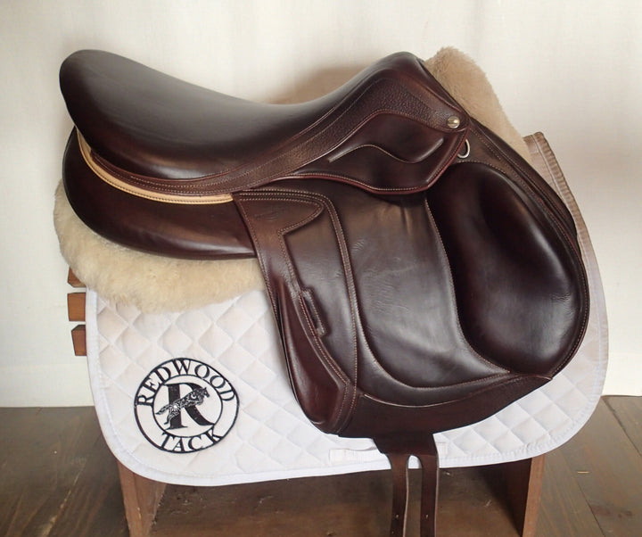 18" Devoucoux Chiberta Lab Monoflap Saddle - Full Buffalo - 2022 - 2AB Flaps - D3D