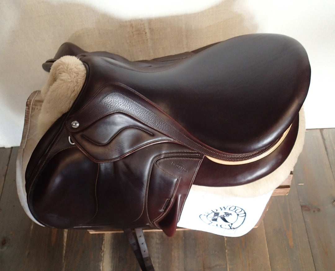 18" Devoucoux Chiberta Lab Monoflap Saddle - Full Buffalo - 2022 - 2AB Flaps - D3D