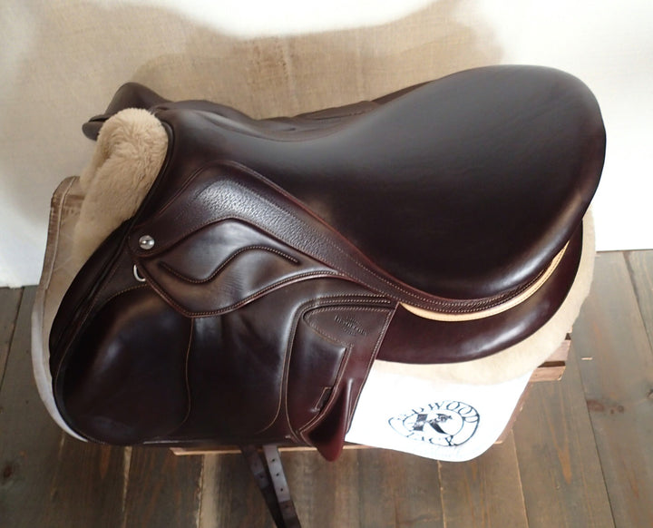 18" Devoucoux Chiberta Lab Monoflap Saddle - Full Buffalo - 2022 - 2AB Flaps - D3D