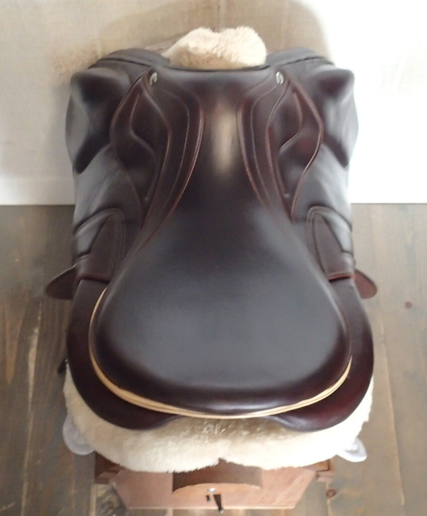 18" Devoucoux Chiberta Lab Monoflap Saddle - Full Buffalo - 2022 - 2AB Flaps - D3D