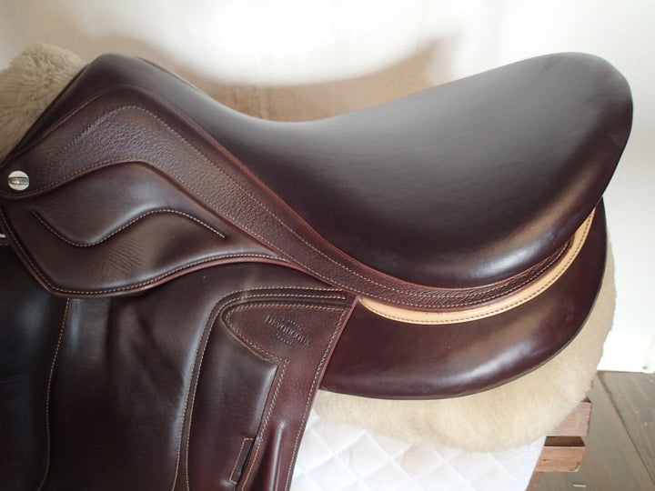 18" Devoucoux Chiberta Lab Monoflap Saddle - Full Buffalo - 2022 - 2AB Flaps - D3D