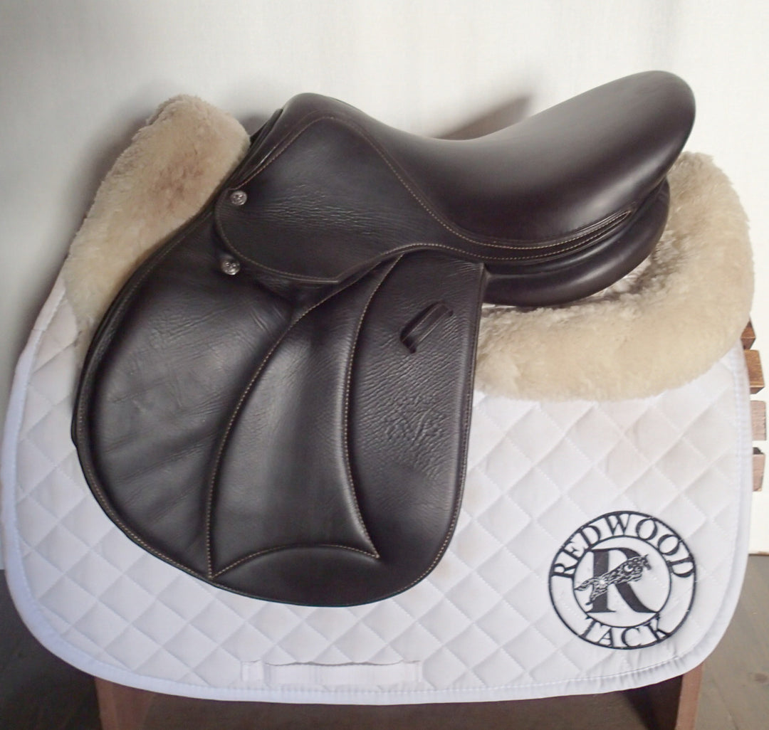 15.5" Voltaire Welli Saddle - Full Buffalo - 2019 - 0A Flaps - 4.75" dot to dot - XFIN Panels