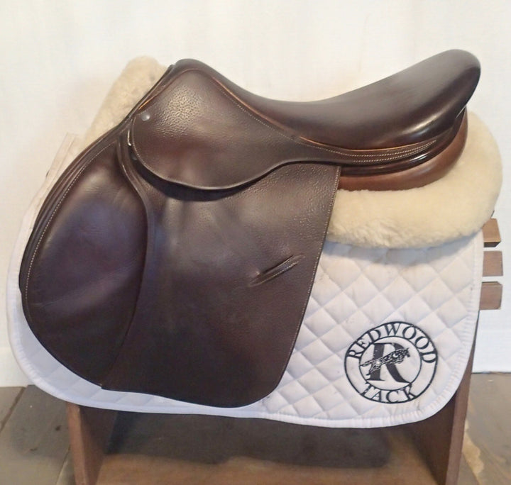 17.5" Luc Childeric Model M Saddle - 2016 - 3A Flaps - 4.5" dot to dot