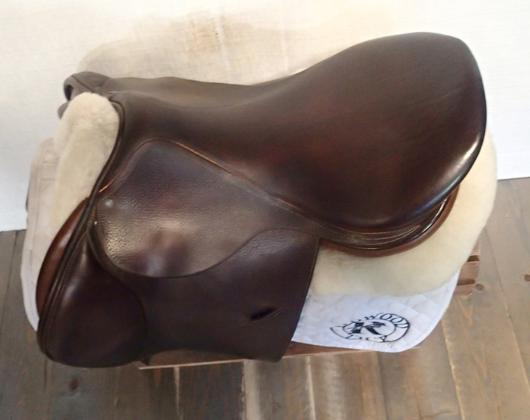 17.5" Luc Childeric Model M Saddle - 2016 - 3A Flaps - 4.5" dot to dot