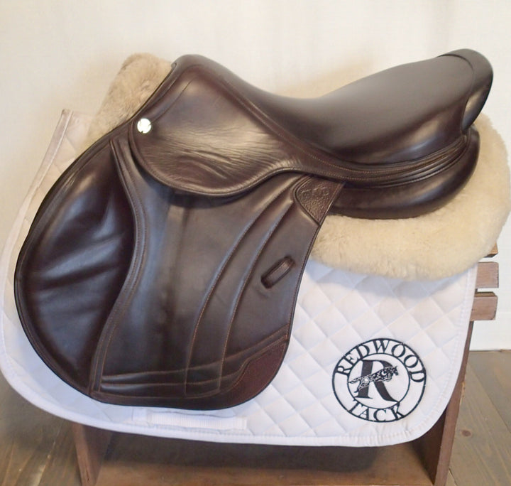 17.5" CWD Hunter Mademoiselle 2Gs Saddle - Full Buffalo - 2021 - 2C Flaps - SE38