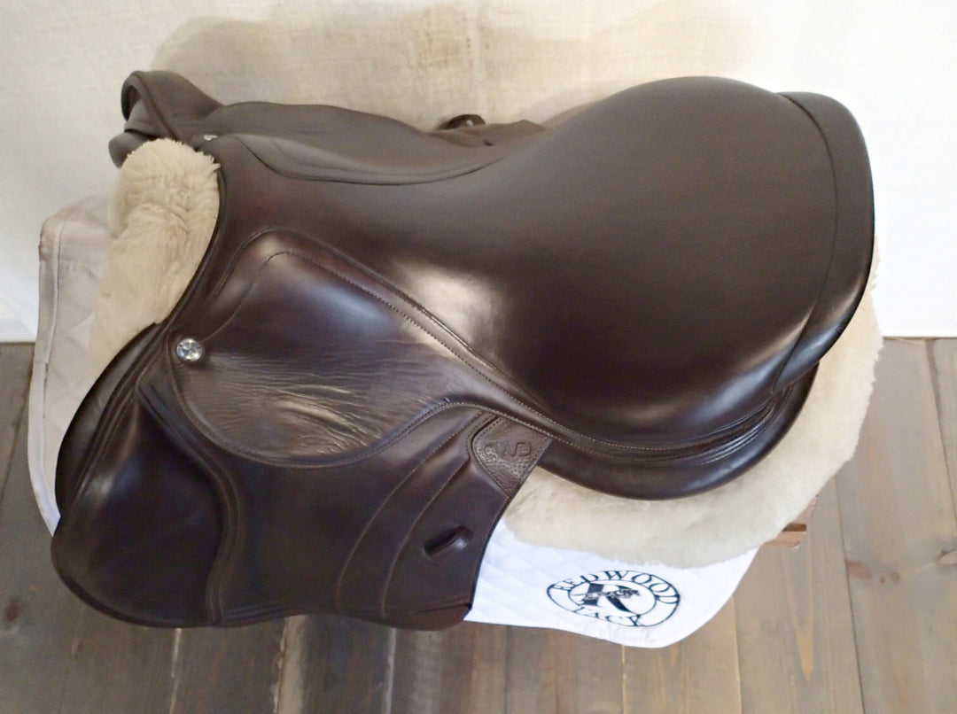 17.5" CWD Hunter Mademoiselle 2Gs Saddle - Full Buffalo - 2021 - 2C Flaps - SE38